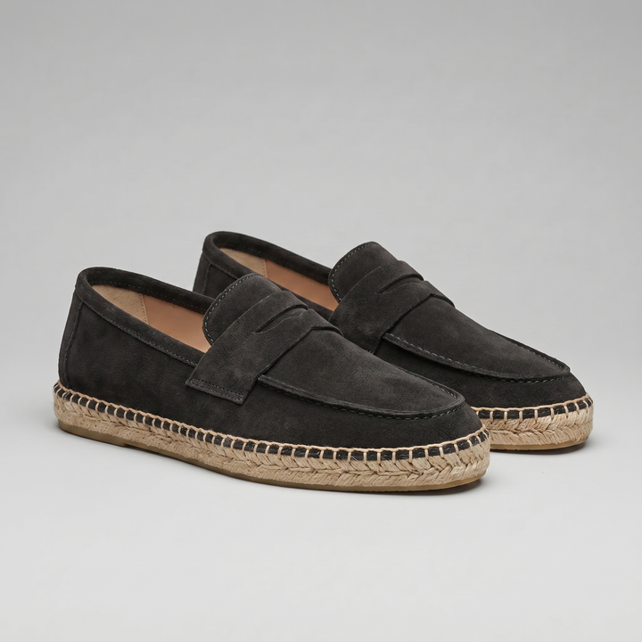 Men's Espadrille Penny Loafers