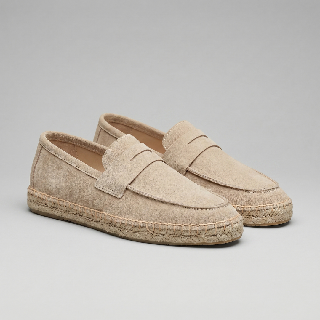 Men's Espadrille Penny Loafers
