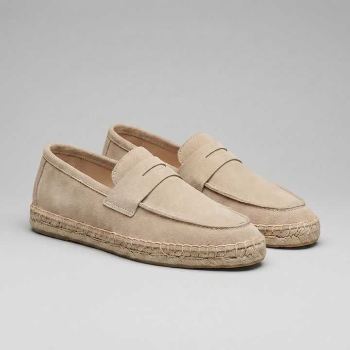 Men's Espadrille Penny Loafers