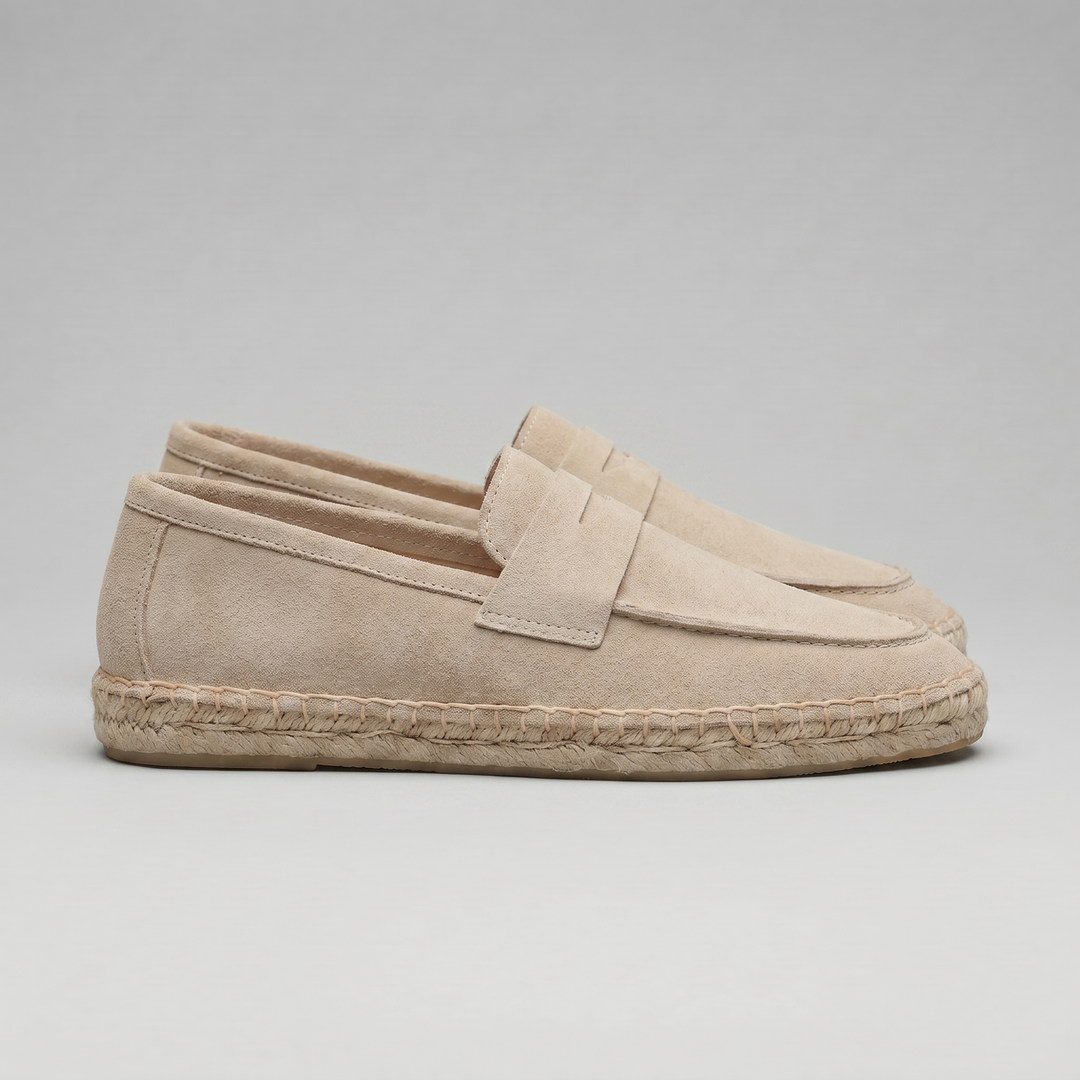 Men's Espadrille Penny Loafers