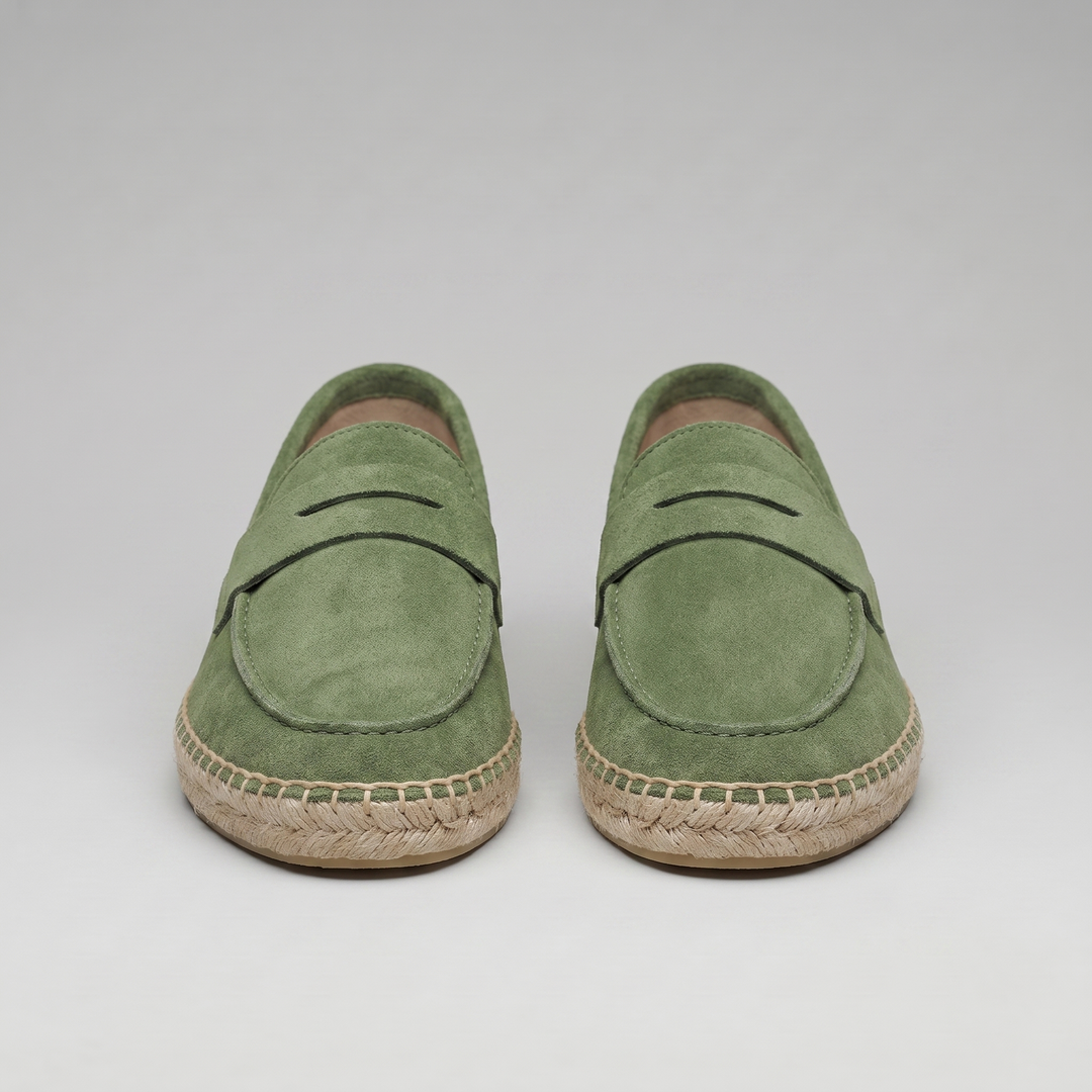 Men's Espadrille Penny Loafers