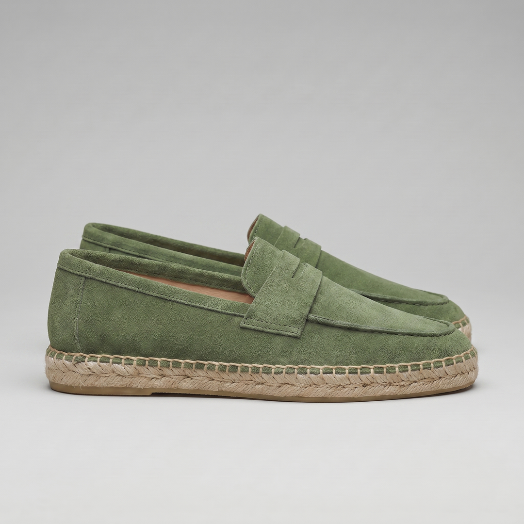 Men's Espadrille Penny Loafers