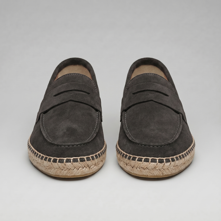 Men's Espadrille Penny Loafers