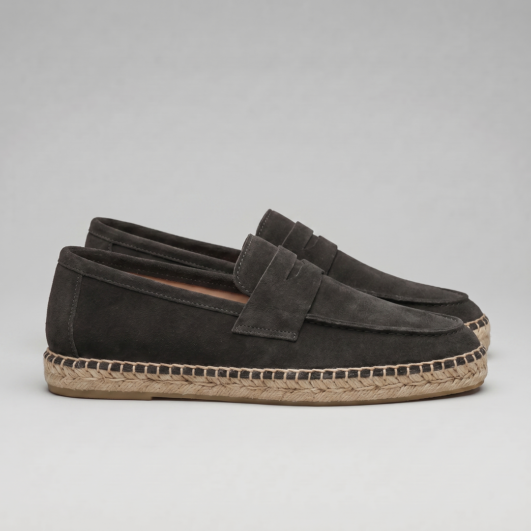 Men's Espadrille Penny Loafers