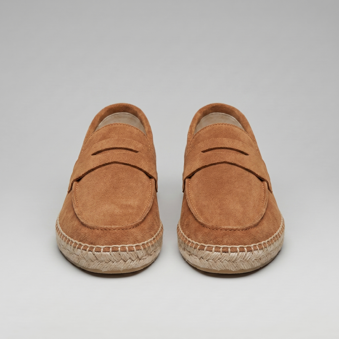 Men's Espadrille Penny Loafers