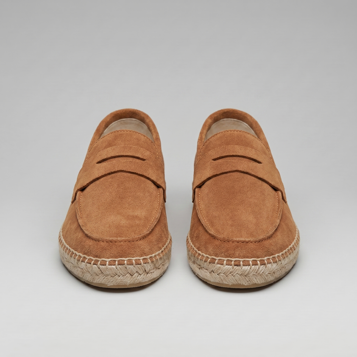 Men's Espadrille Penny Loafers