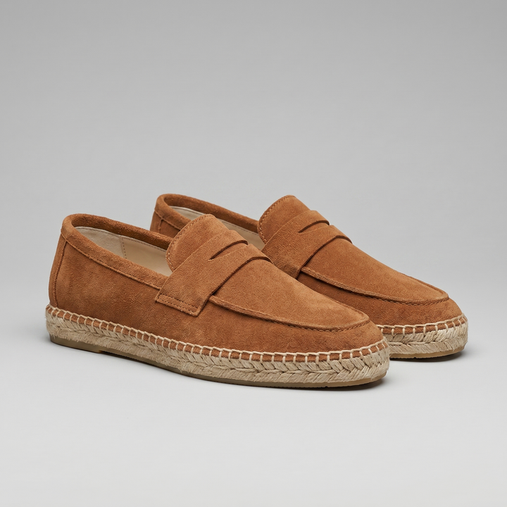 Men's Espadrille Penny Loafers