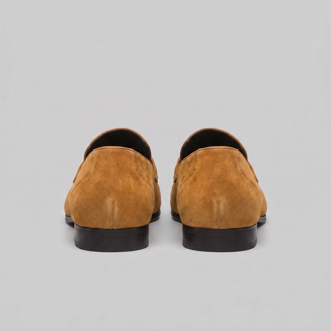 Men's Suede Penny Loafers