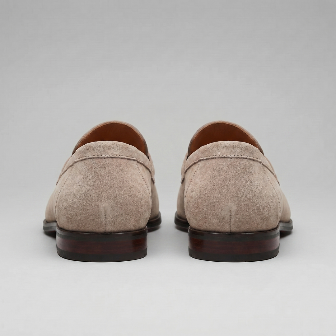 Men's Suede Penny Loafers