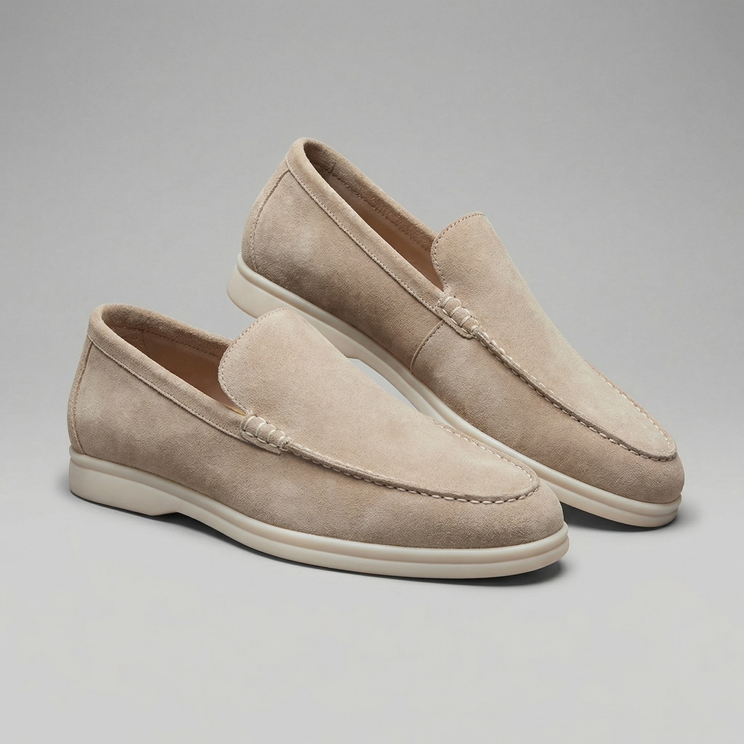 Men's Suede Slip-On Loafers