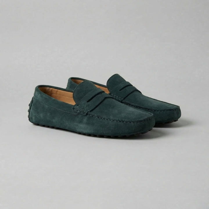 Men's Stylish Suede Penny Loafers