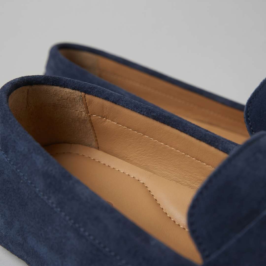 Men's Stylish Suede Penny Loafers
