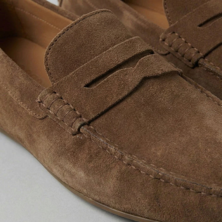 Men's Stylish Suede Penny Loafers