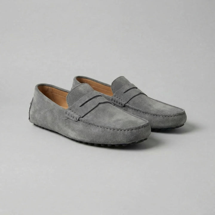 Men's Stylish Suede Penny Loafers