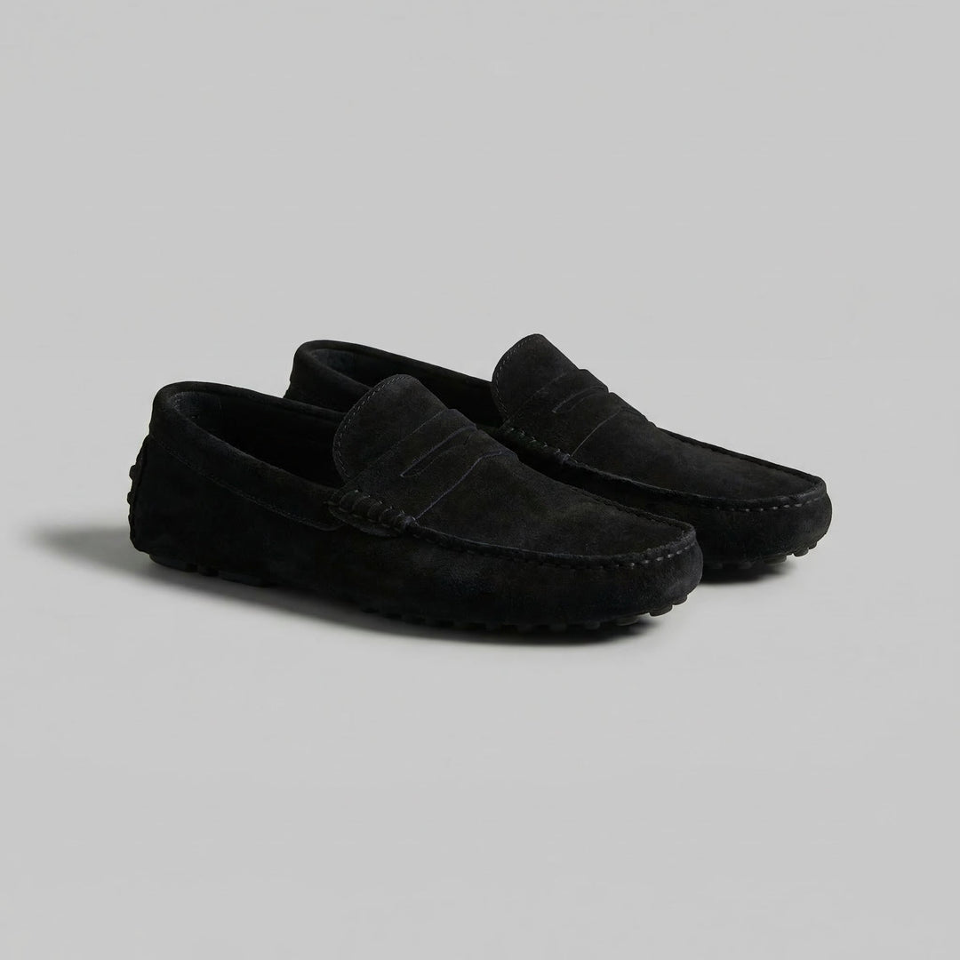 Men's Stylish Suede Penny Loafers