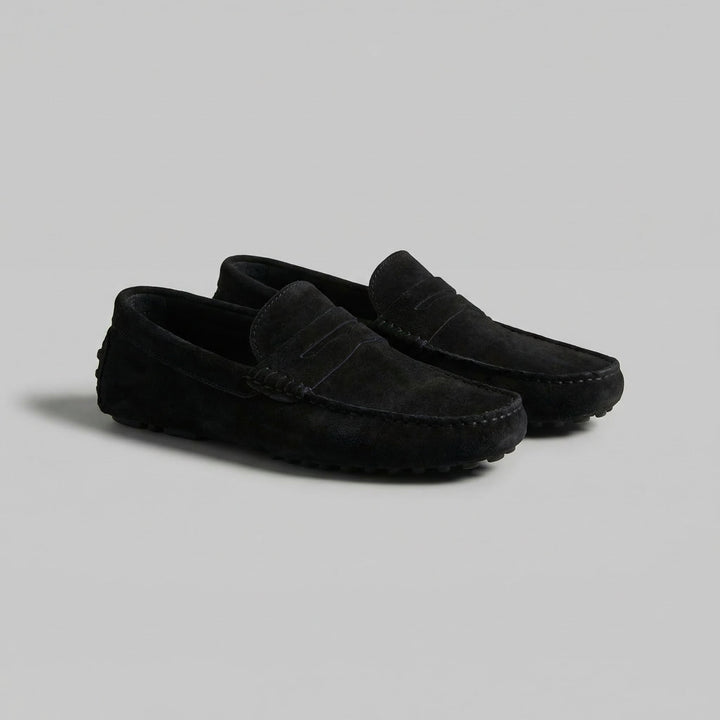 Men's Stylish Suede Penny Loafers