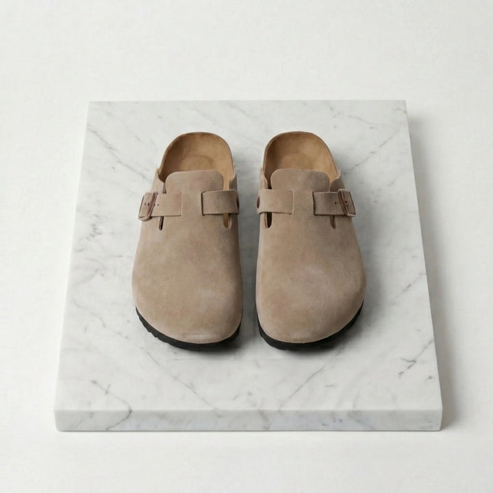 Men's Suede Clogs - Stylish Comfort Loafers