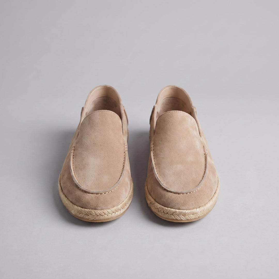 Men's Suede Espadrille Loafers