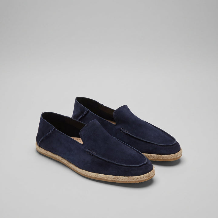 Men's Suede Espadrille Loafers
