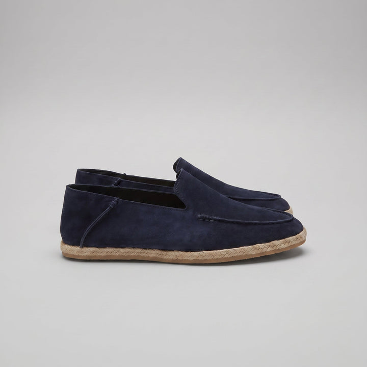 Men's Suede Espadrille Loafers
