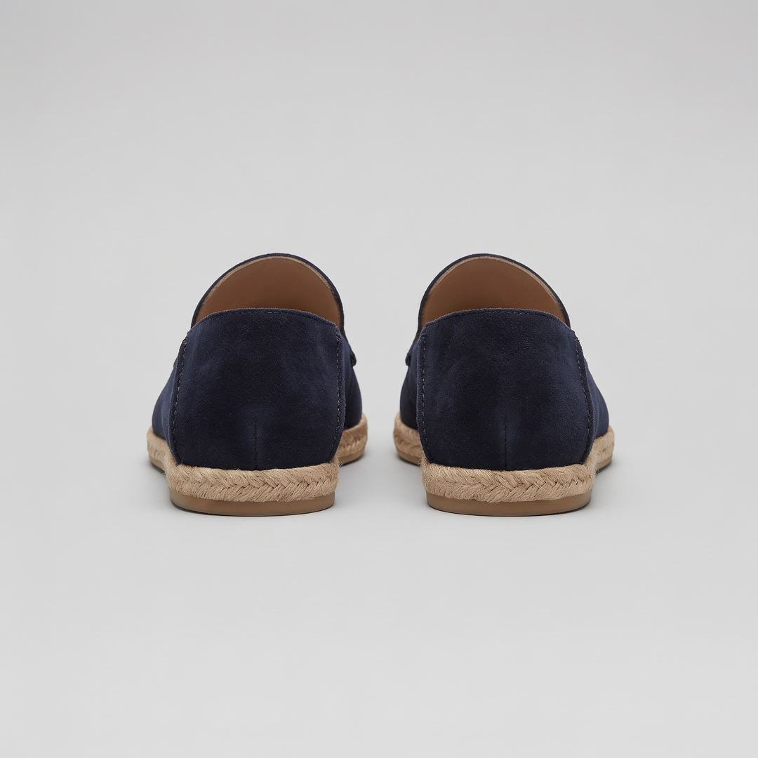 Men's Suede Espadrille Loafers