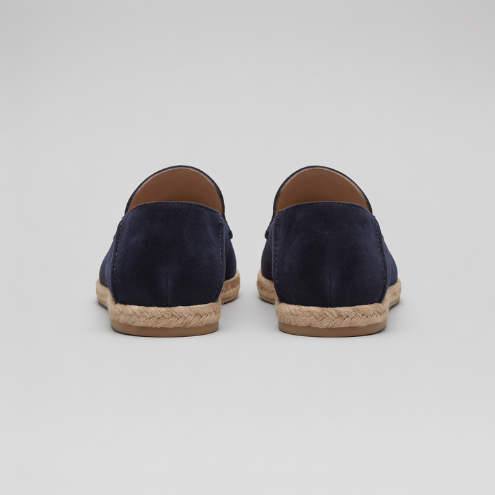 Men's Suede Espadrille Loafers