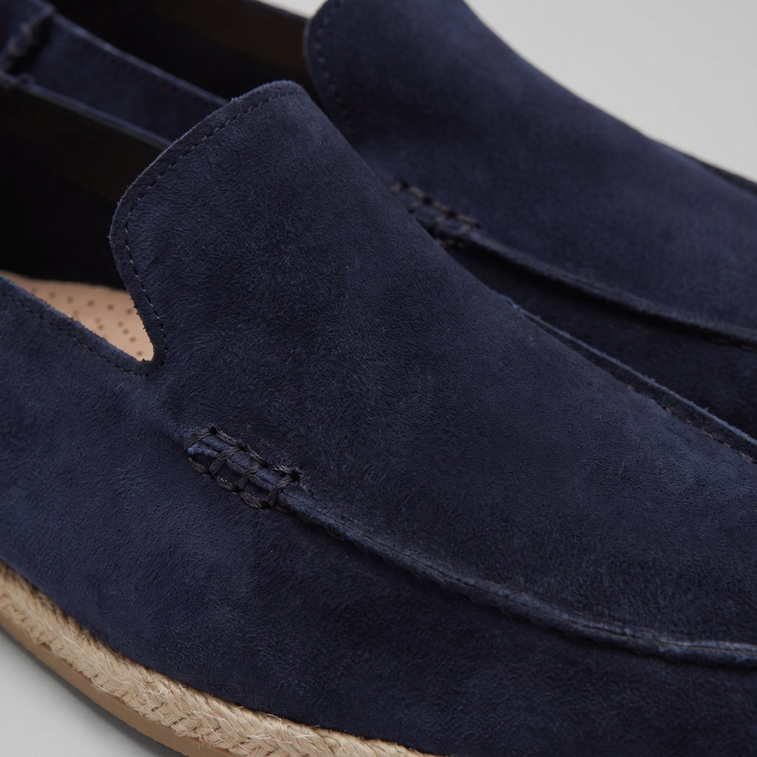 Men's Suede Espadrille Loafers