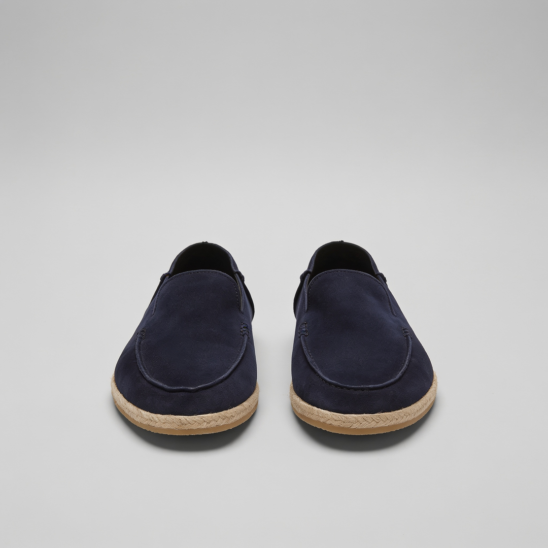 Men's Suede Espadrille Loafers