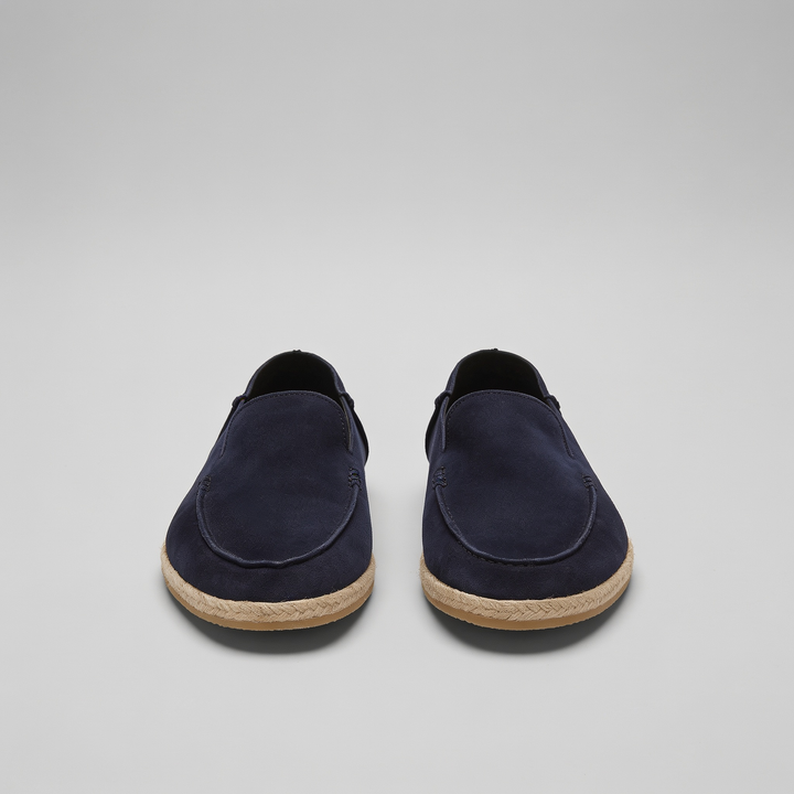 Men's Suede Espadrille Loafers
