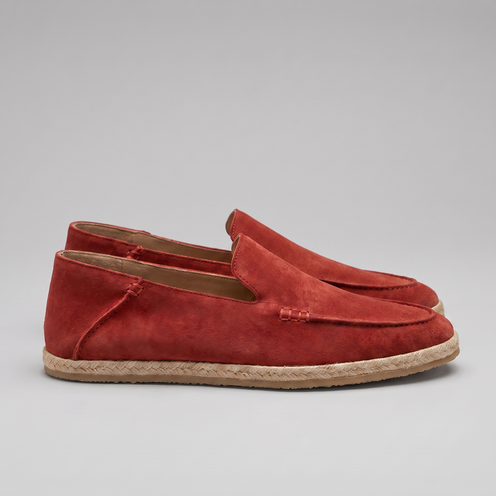 Men's Suede Espadrille Loafers