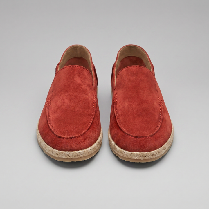 Men's Suede Espadrille Loafers