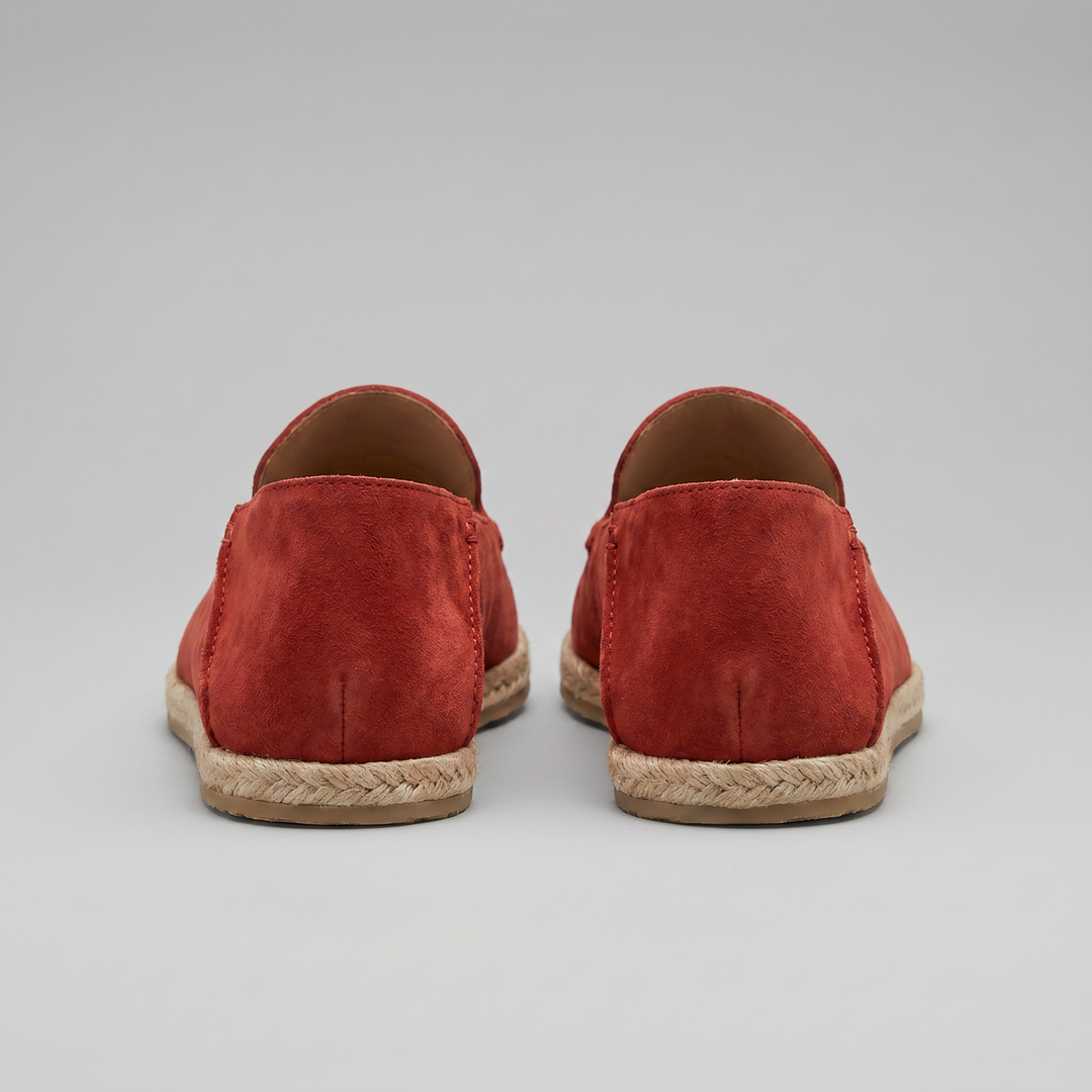 Men's Suede Espadrille Loafers
