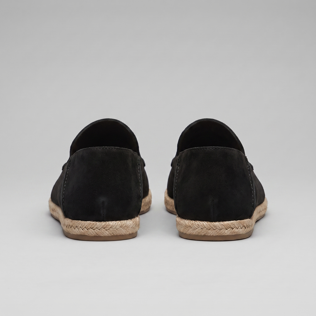 Men's Suede Espadrille Loafers