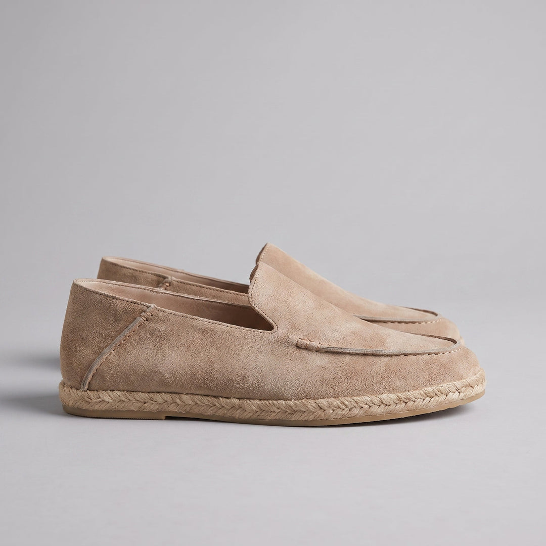 Men's Suede Espadrille Loafers