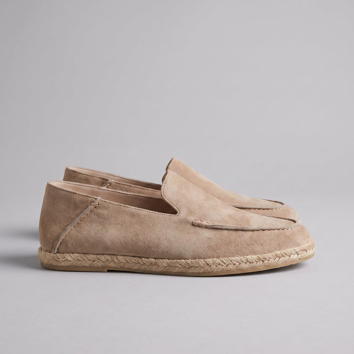 Men's Suede Espadrille Loafers