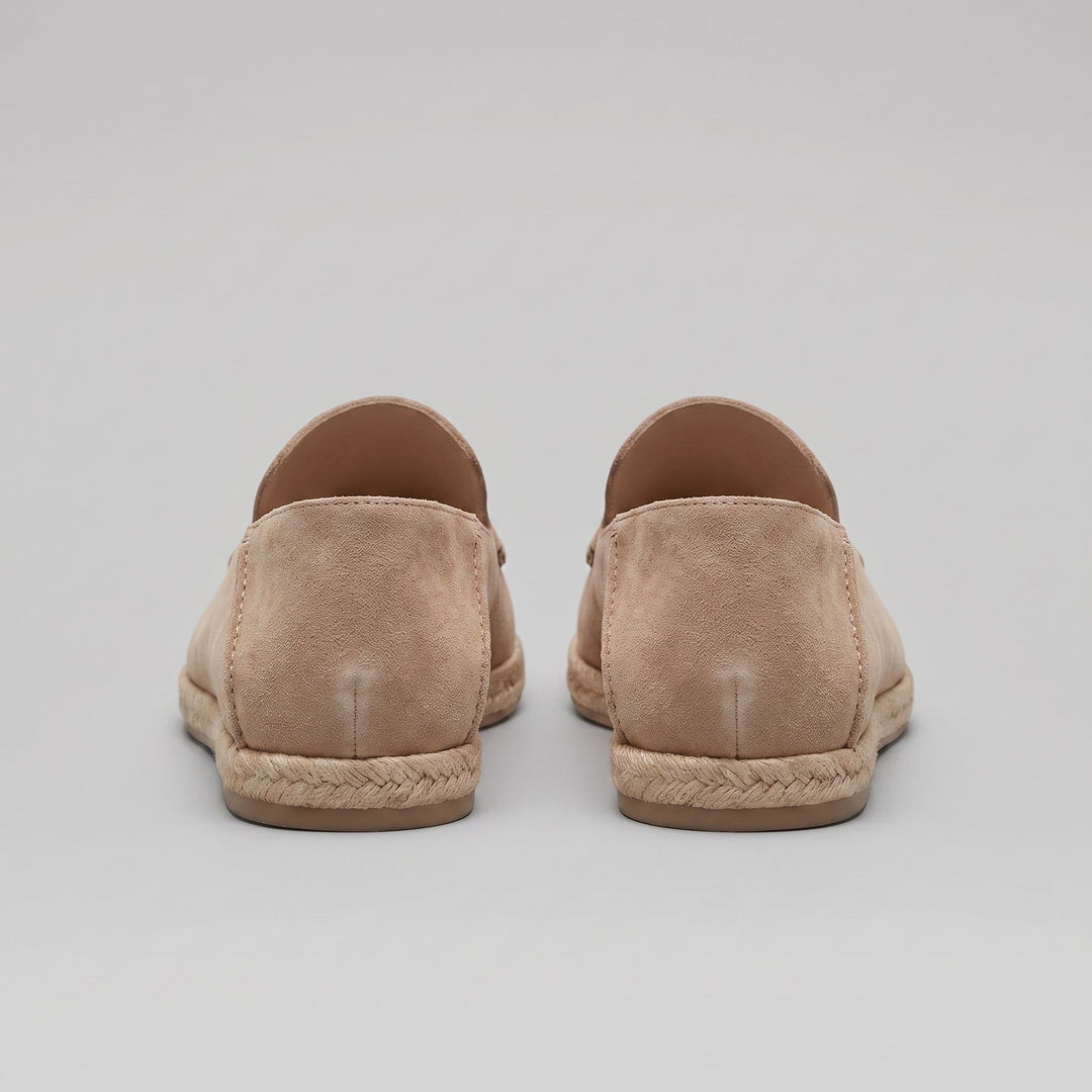 Men's Suede Espadrille Loafers