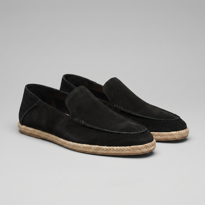 Men's Suede Espadrille Loafers