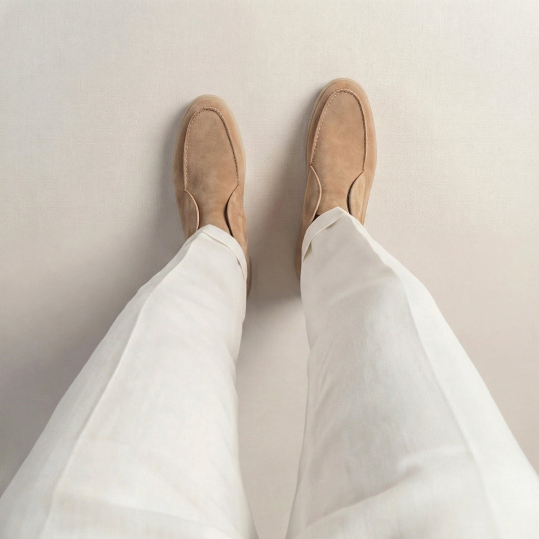 Men's Suede High Loafers