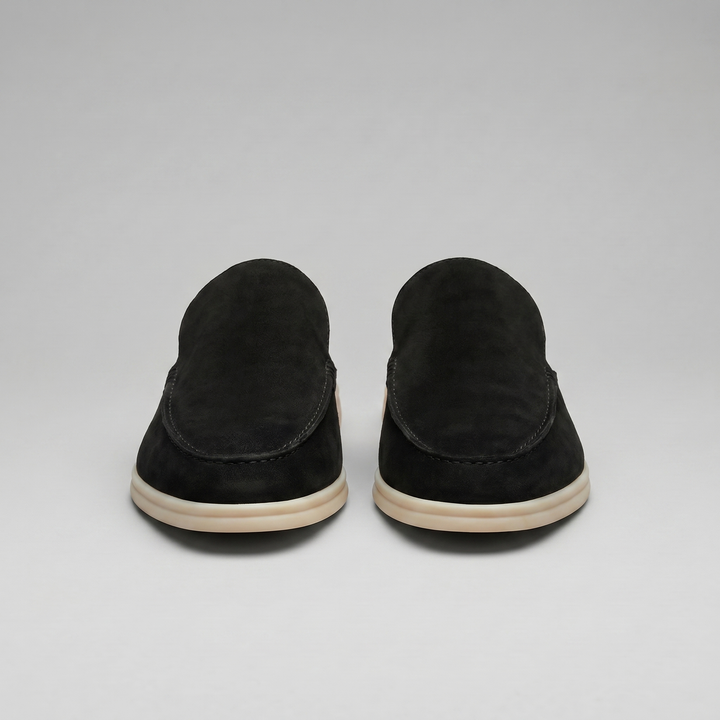 Men's Suede Backless Loafer Mules