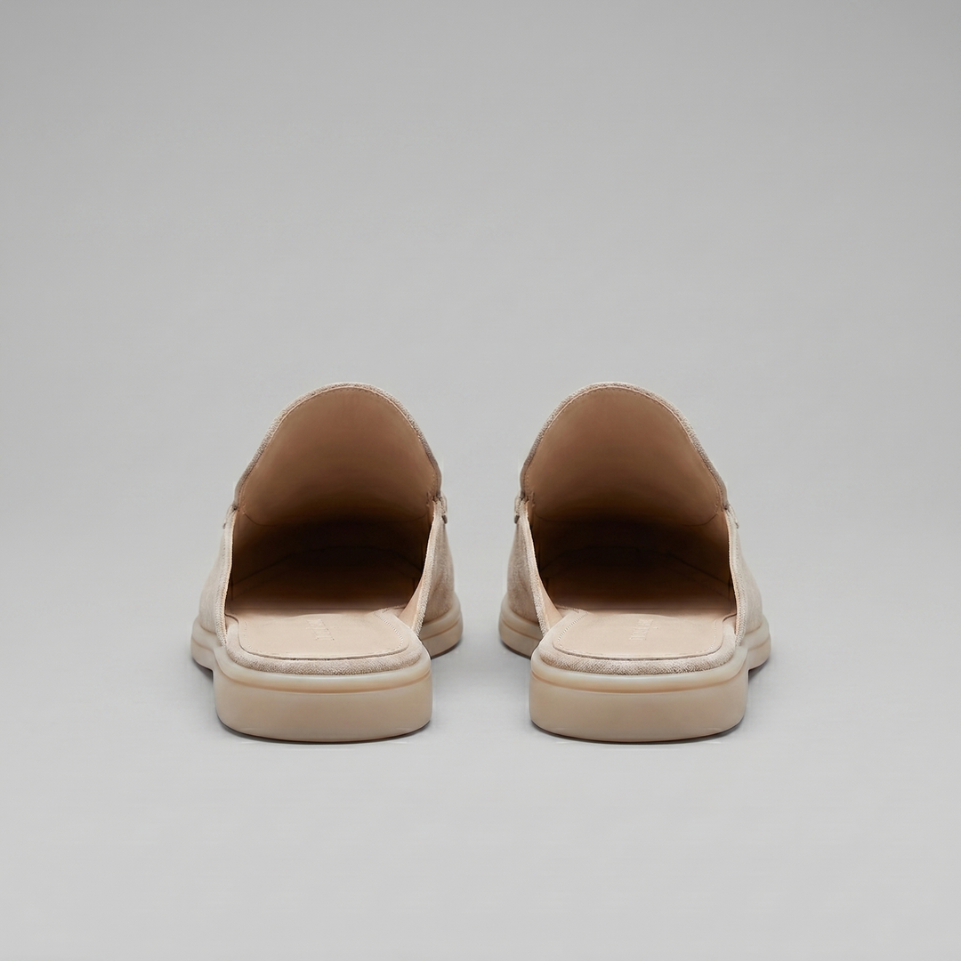 Men's Suede Backless Loafer Mules