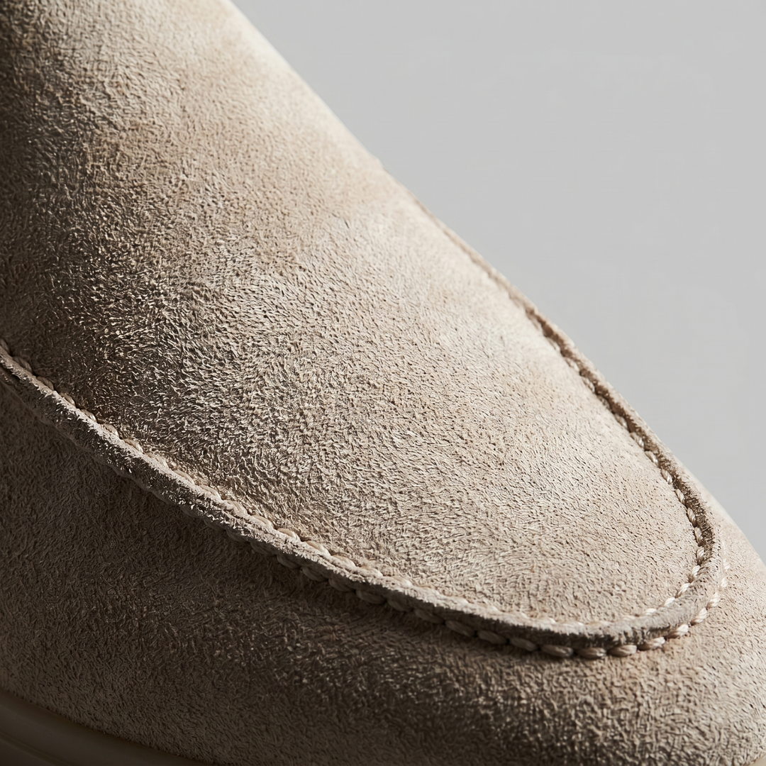 Men's Suede Backless Loafer Mules