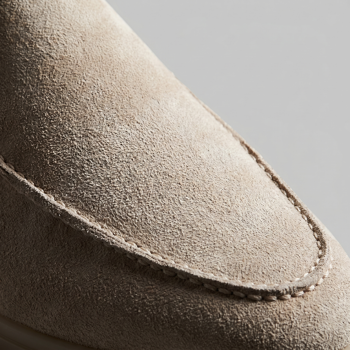 Men's Suede Backless Loafer Mules