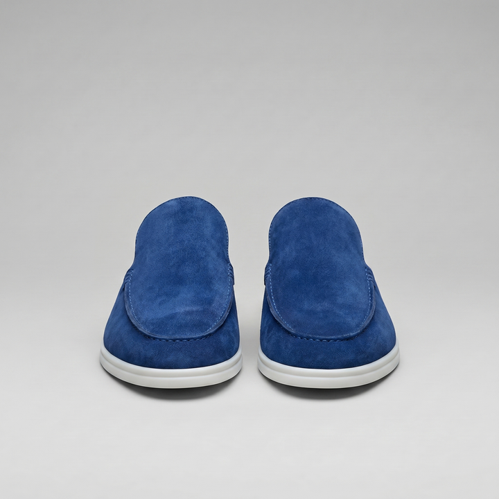 Men's Suede Backless Loafer Mules