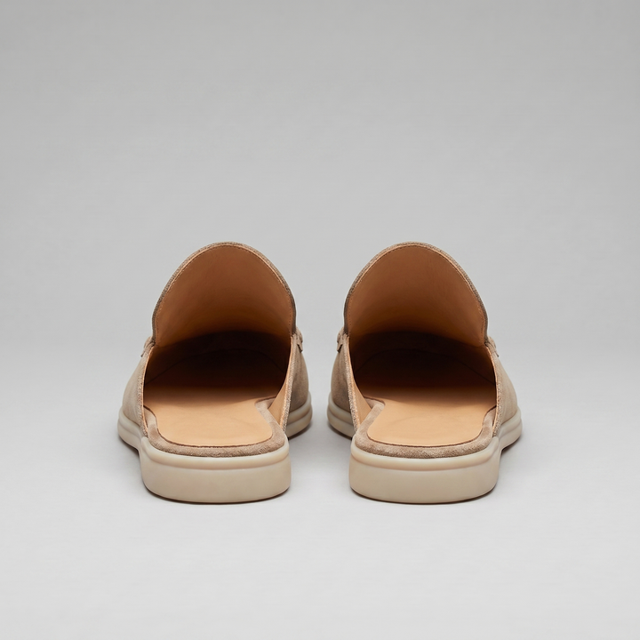 Men's Suede Backless Loafer Mules