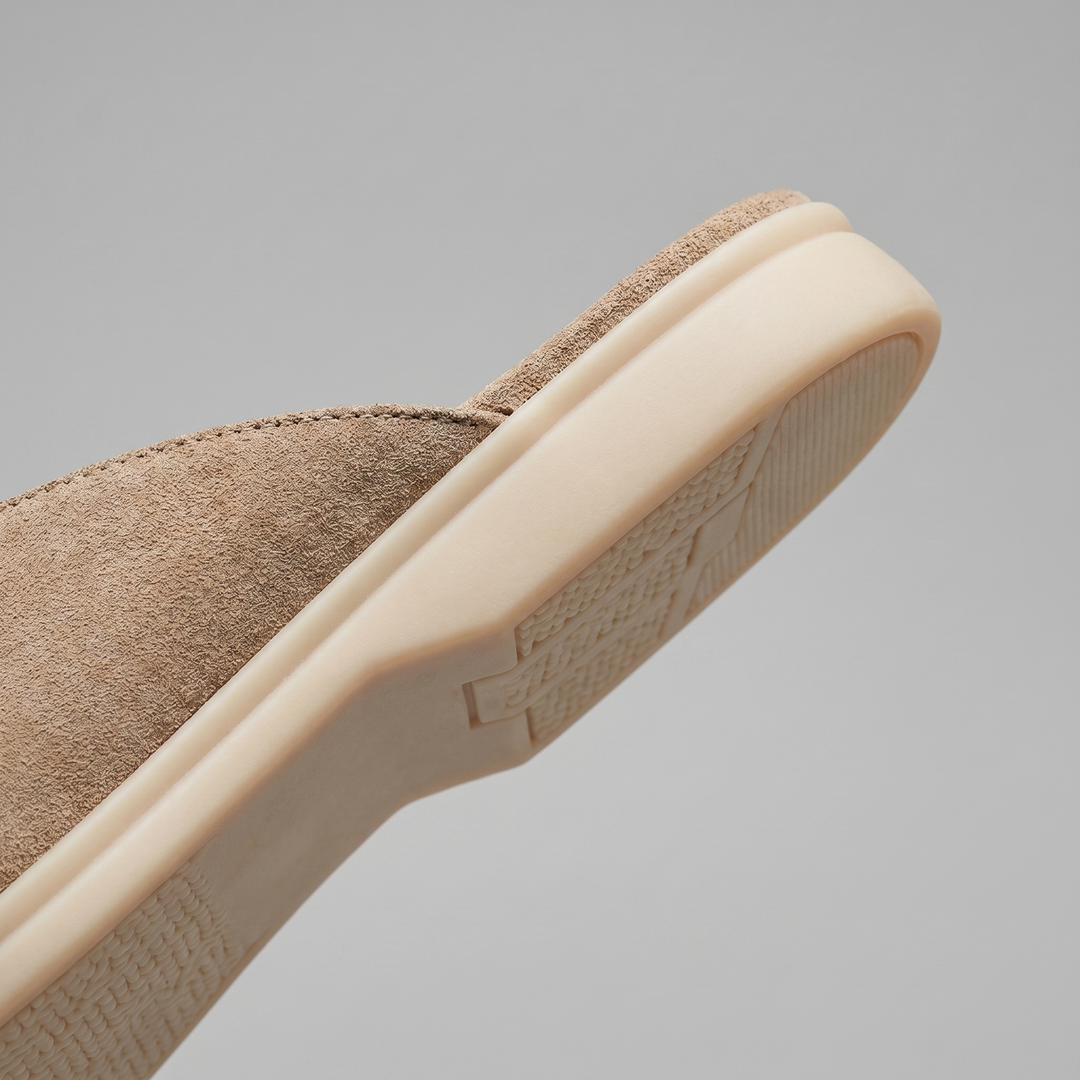 Men's Suede Backless Loafer Mules