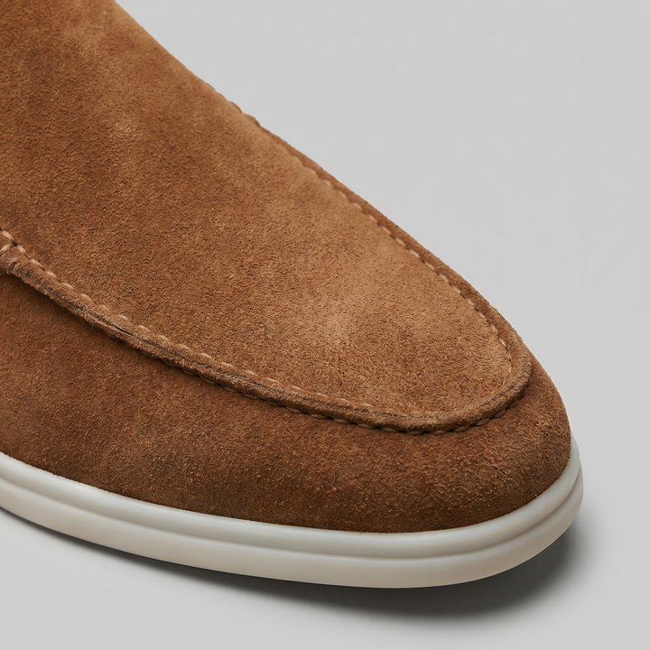 Men's Suede Backless Loafer Mules