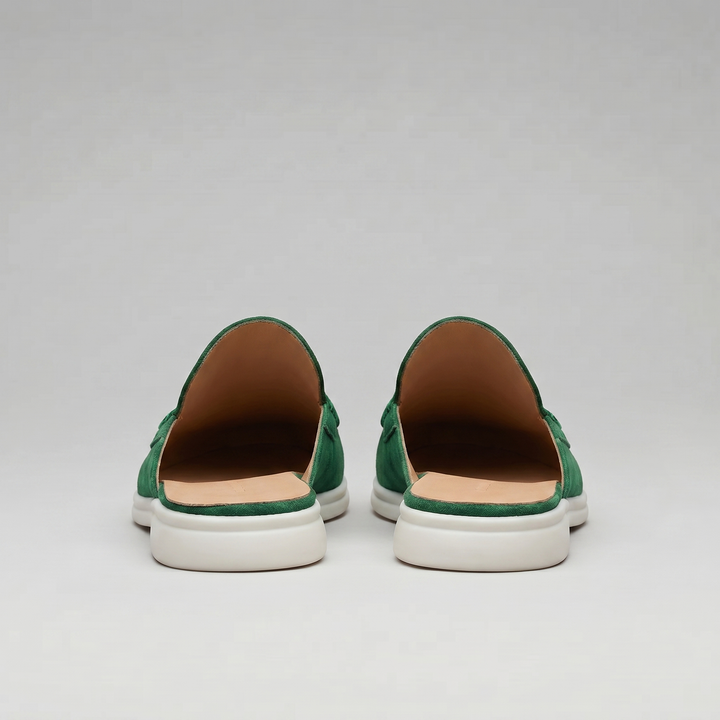 Men's Suede Backless Loafer Mules