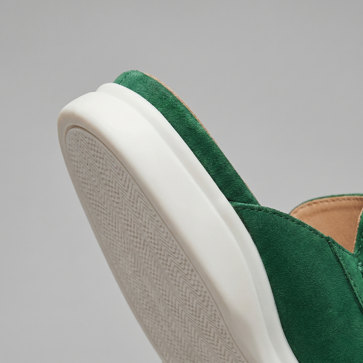 Men's Suede Backless Loafer Mules
