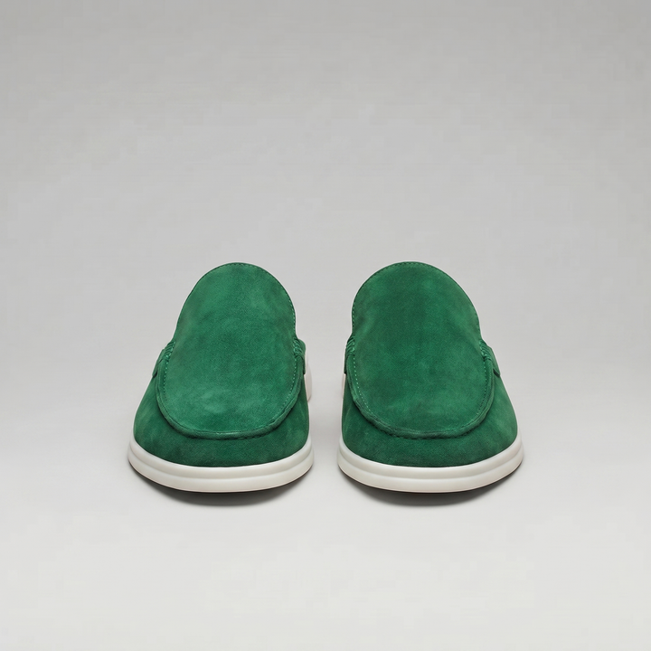 Men's Suede Backless Loafer Mules