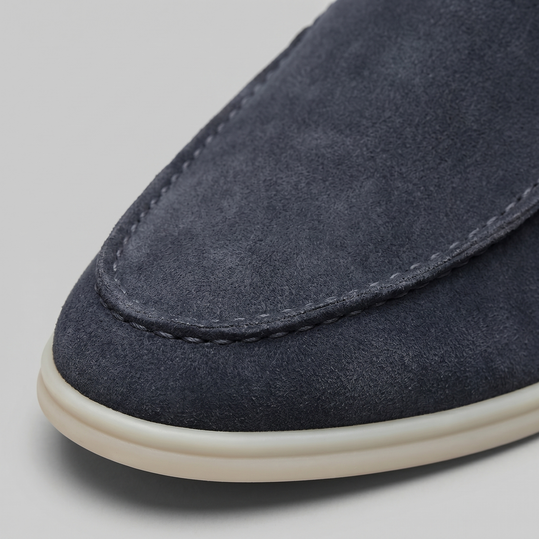 Men's Suede Backless Loafer Mules